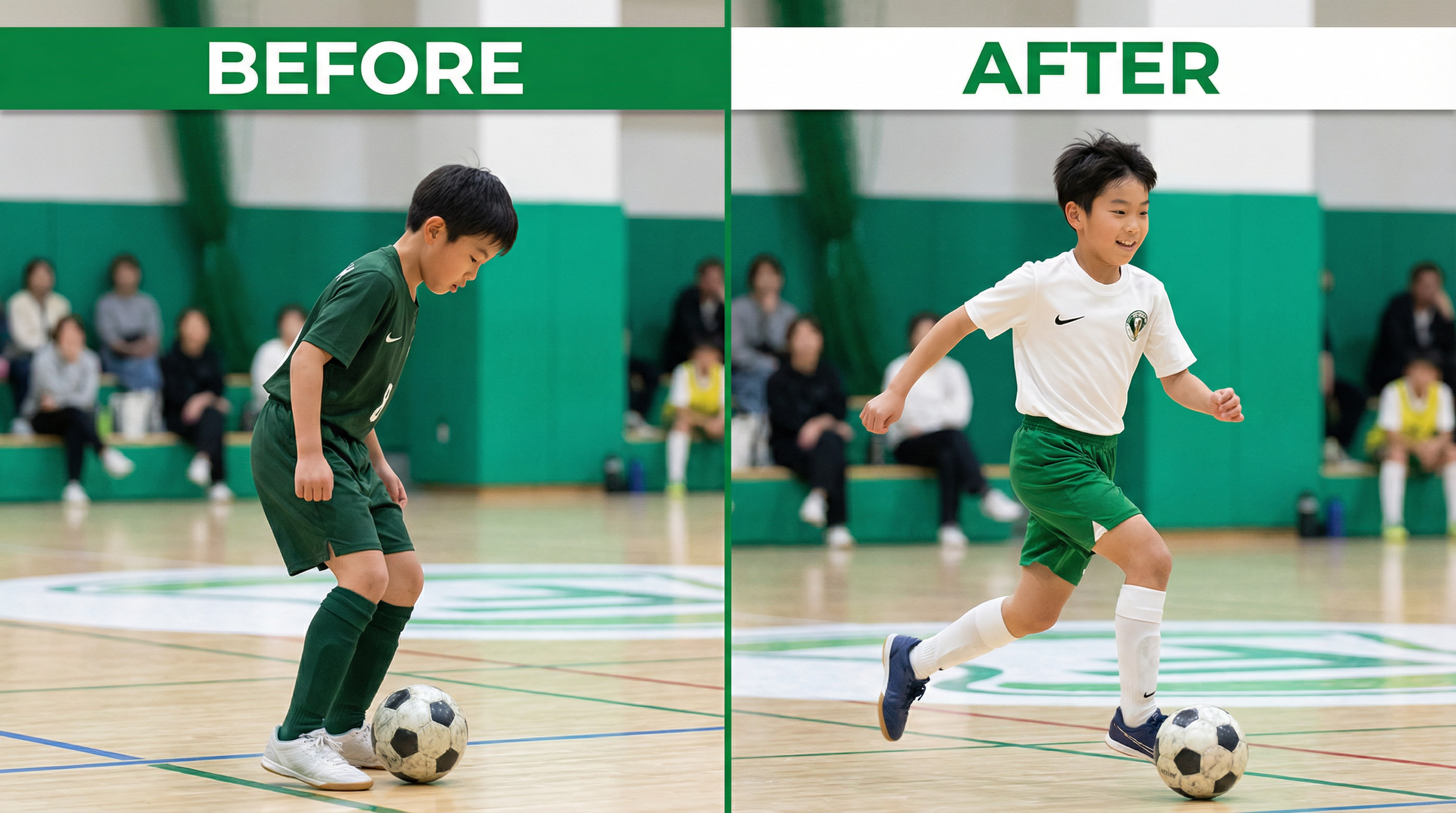 ドリブルが苦手だった小3が、3ヶ月で試合で活躍できるように